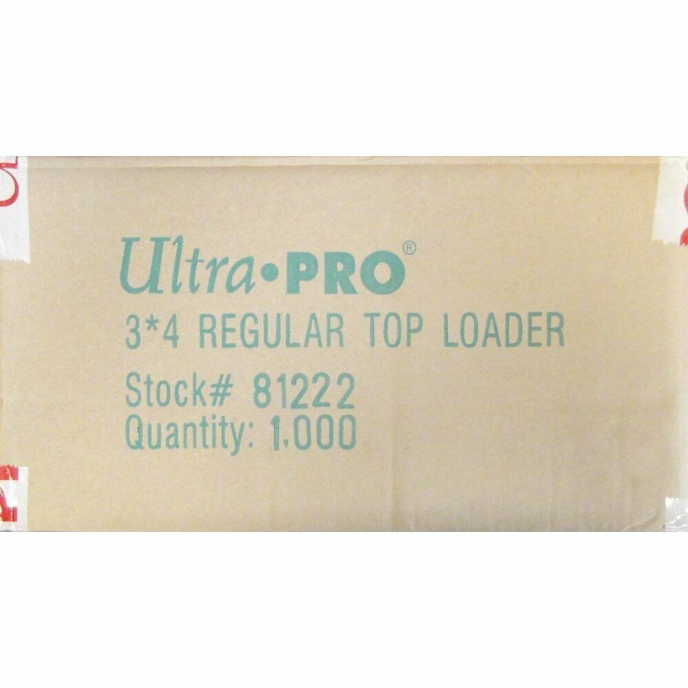 Ultra Pro Top Loaders Regular 35pt 3×4 Toploaders 25, 50, 100, 200, 500, 1000