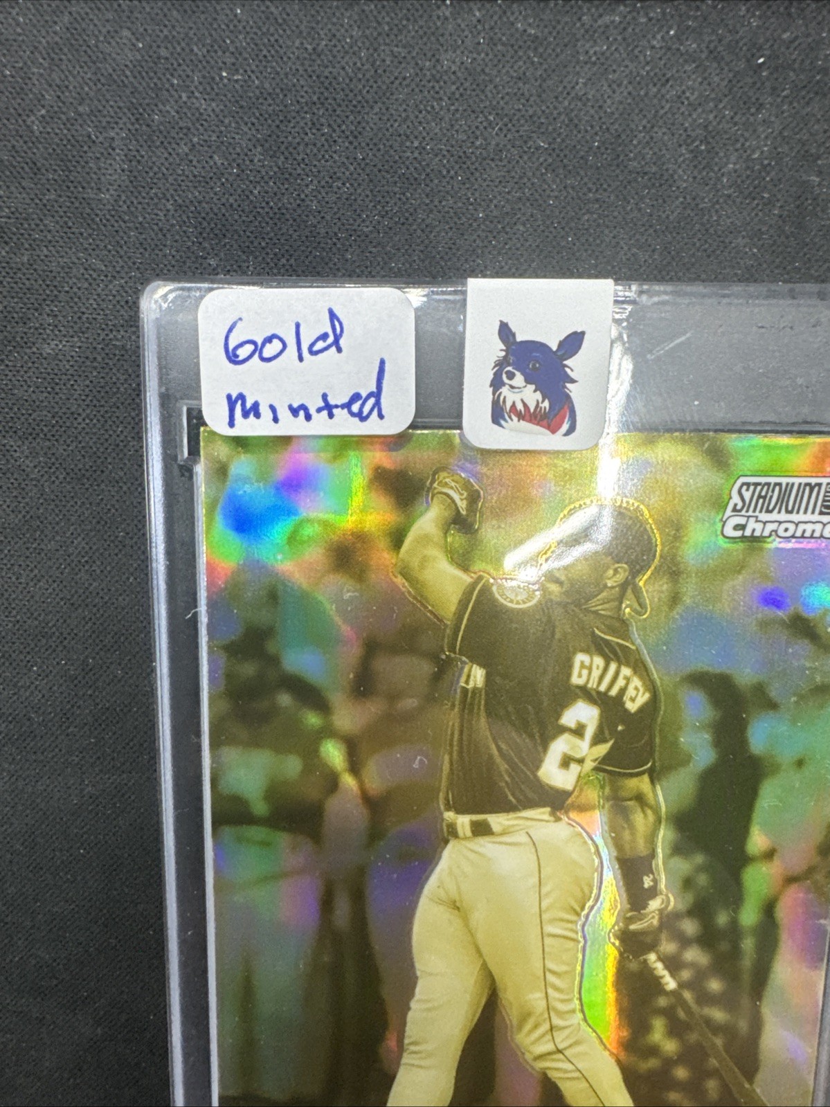 2023 Ken Griffey Jr Stadium Chrome Gold Minted Refractor Mariner’s Baseball