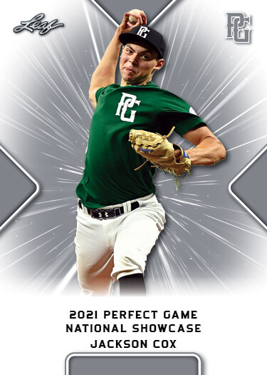 10-Count Lot Jackson Cox 2021 Leaf Perfect Game NIKE All-American Rookies