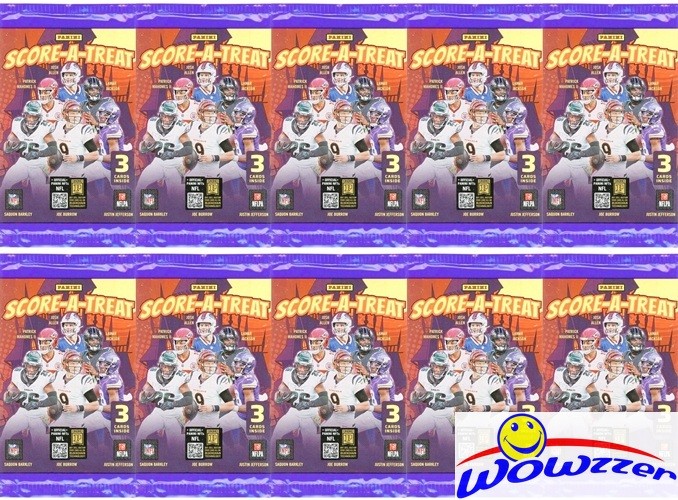 2025 Panini Score-A-Treat Football Factory Sealed 40 Pack Bundle Box-120 Cards!