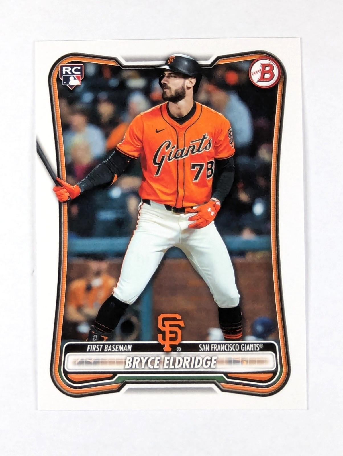 2026 Bowman – Bryce Eldridge Rookie #58 Base Paper Giants