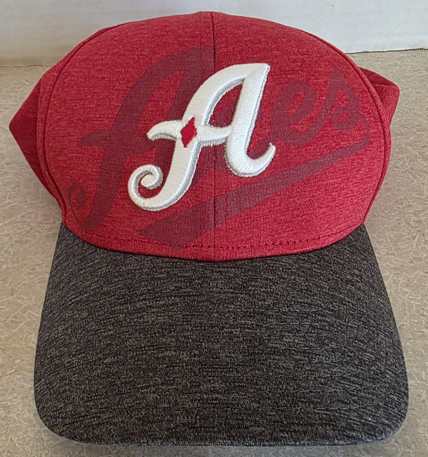 New Era 39THIRTY Reno Aces MiLB Baseball Hat Red Gray Size Medium Large