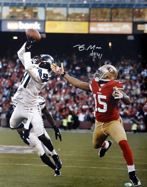 Byron Maxwell Signed 16×20 Photo Seattle Seahawks MCS Holo