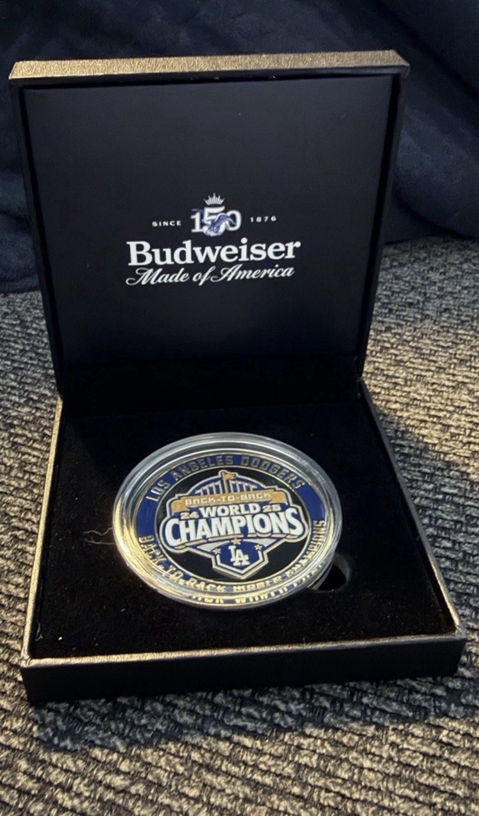LA Dodgers World Series Champions 4th of July 250th Anniversary Coin