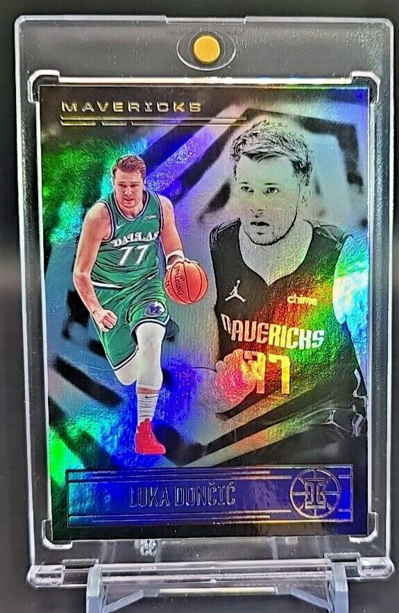 LUKA DONCIC RAINBOW HOLO FOIL ILLUSIONS WITH CASE NBA DALLAS MAVERICKS