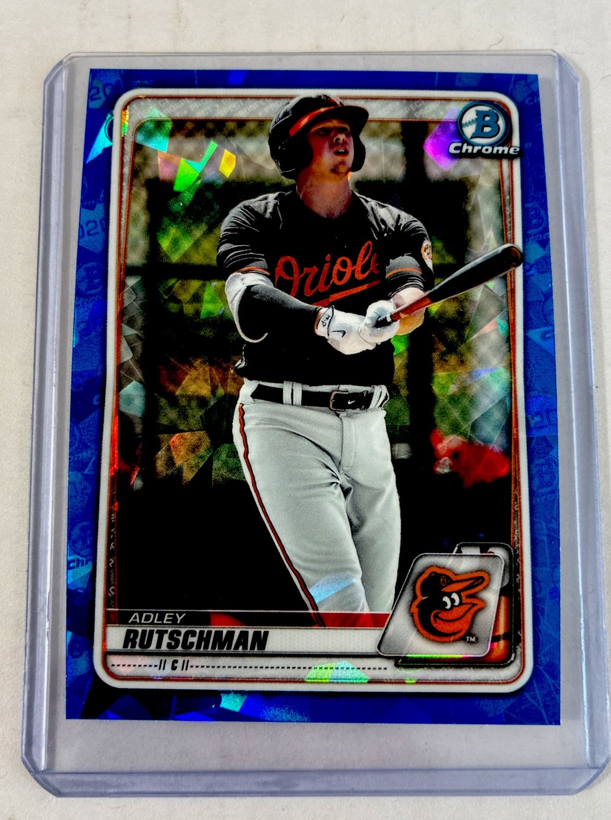 2020 Bowman Chrome Sapphire Edition – Adley Rutschman #BCP-50 (RC)