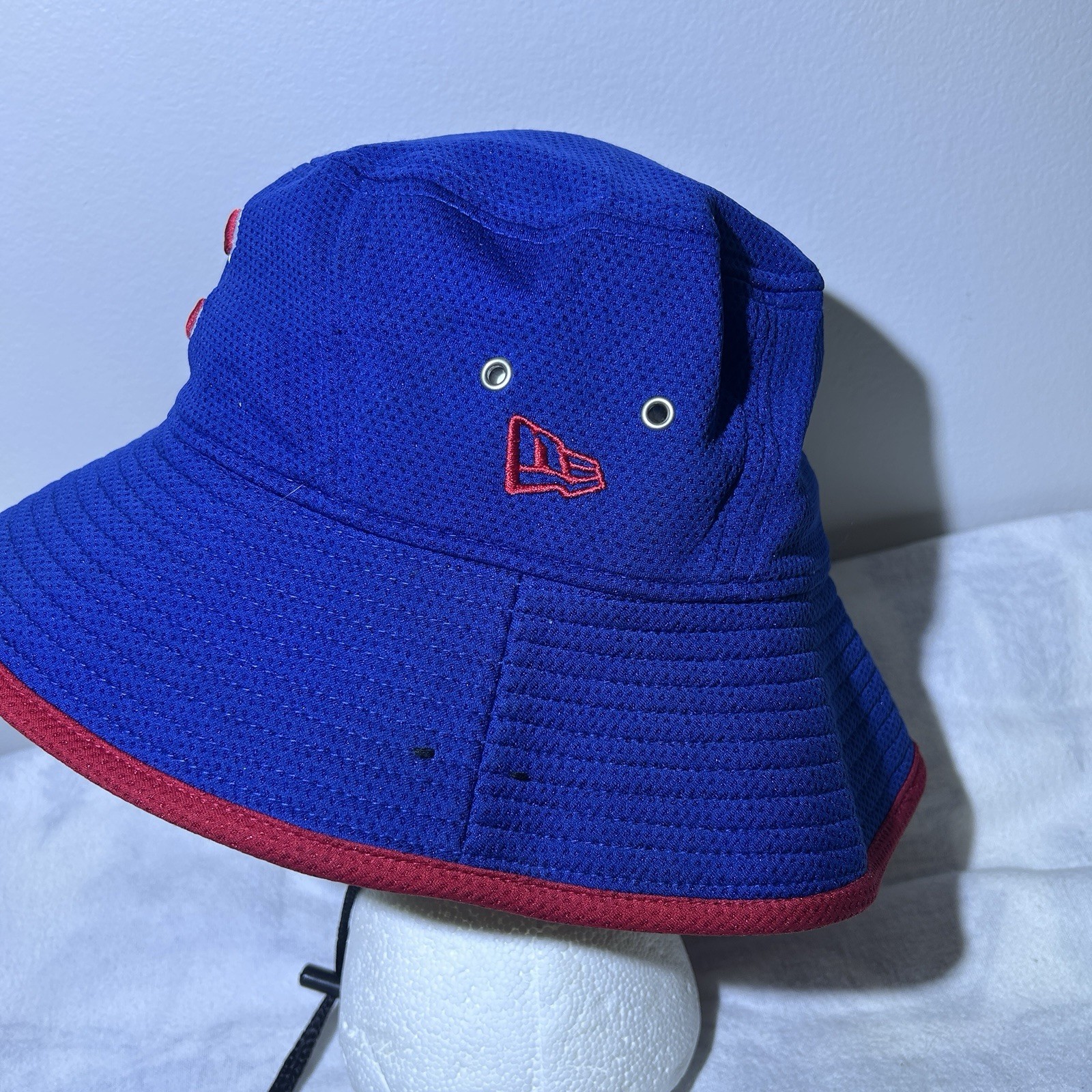 New Era MLB Chicago Cubs Tech Bucket Hat Blue/red Unisex Adult One Size
