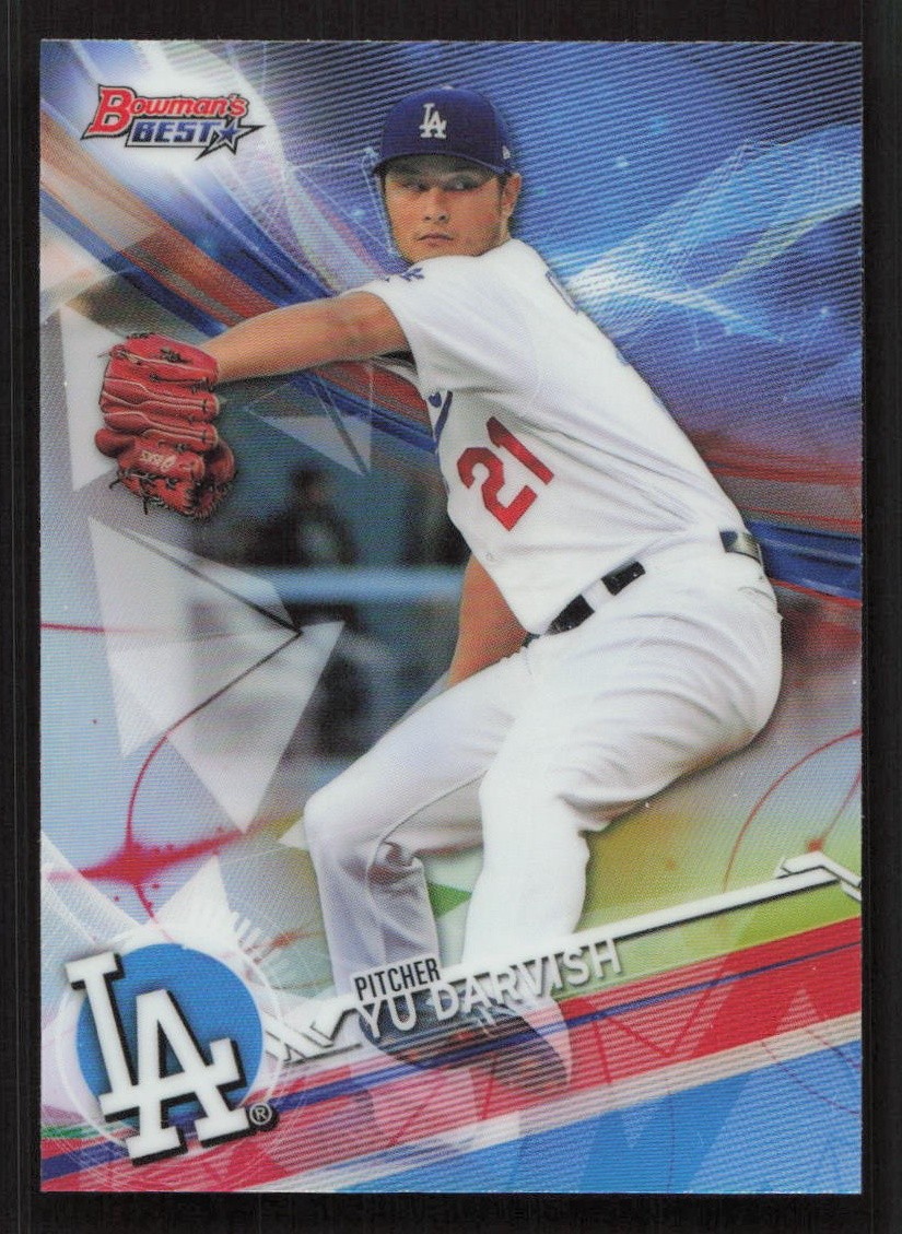 2017 Bowman’s Best Yu Darvish Refractor #29 Card