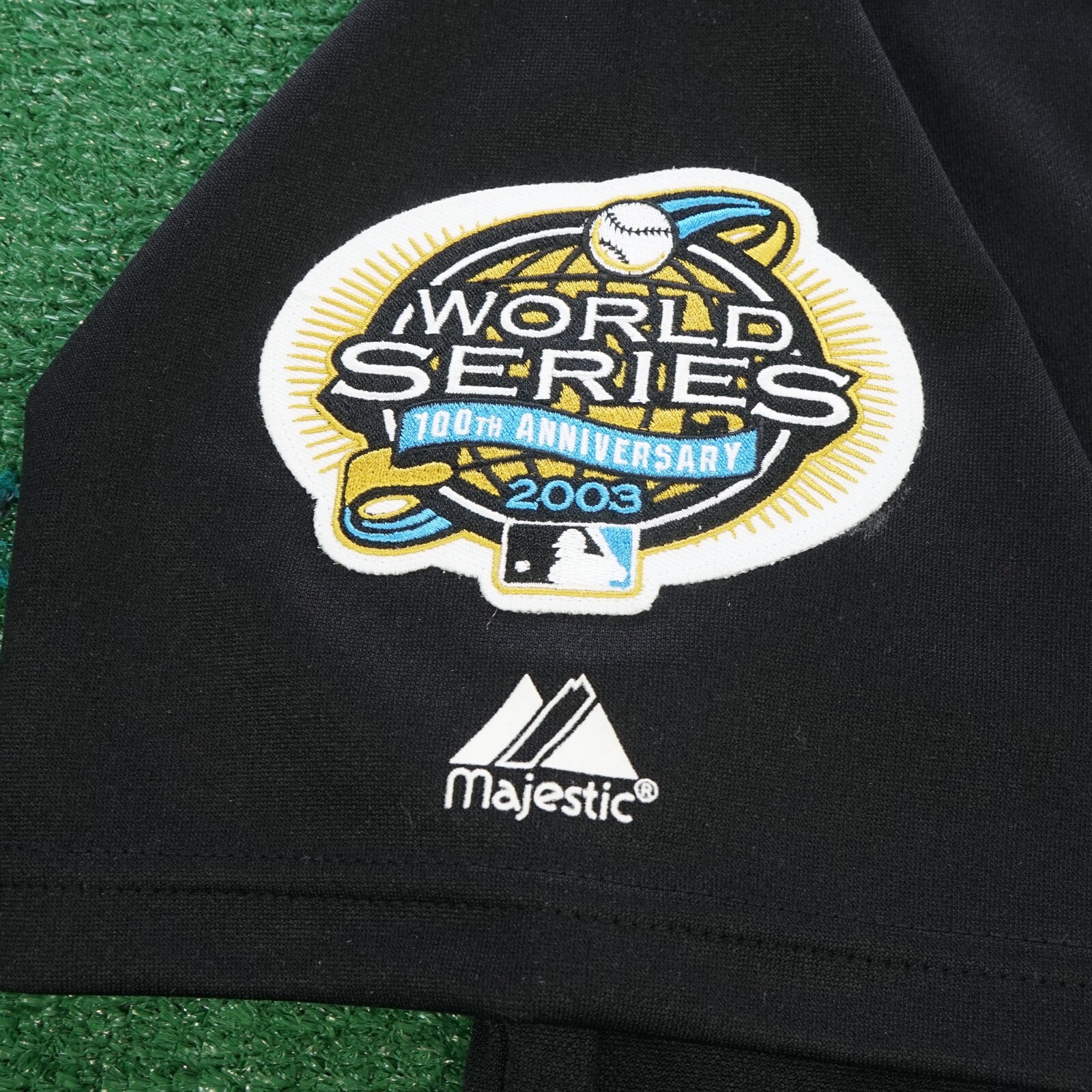 Ivan Rodriguez 2003 Florida Marlins Alternate Black Men’s World Series Jersey