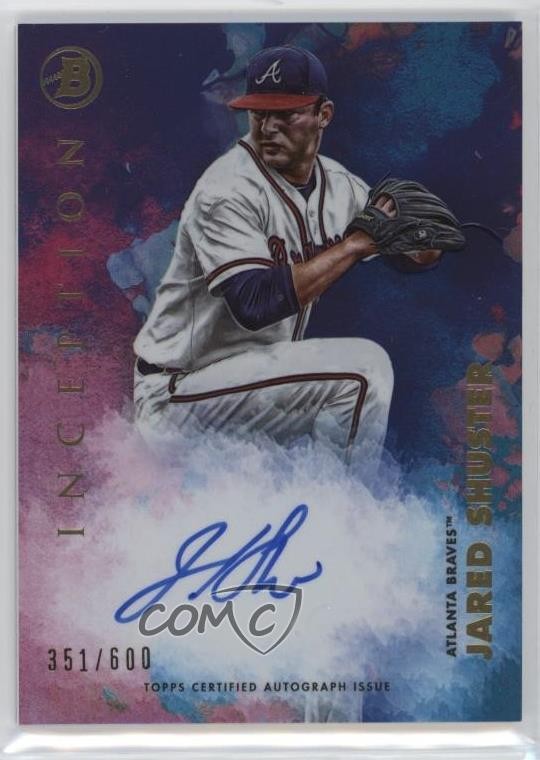 2021 Bowman Inception 351/600 Jared Shuster #PA-JSR Auto h6c