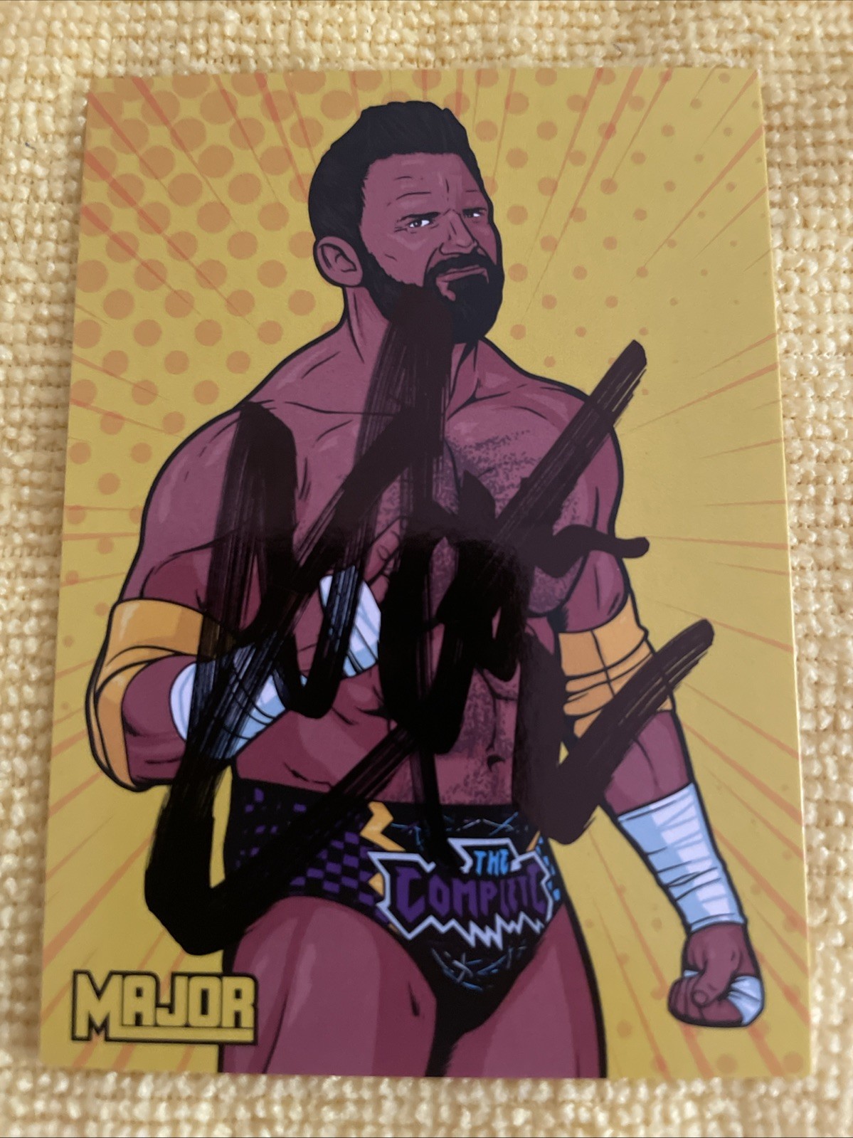 Matt Cardona MWFP Major Bendies Trading Card Series Autographed