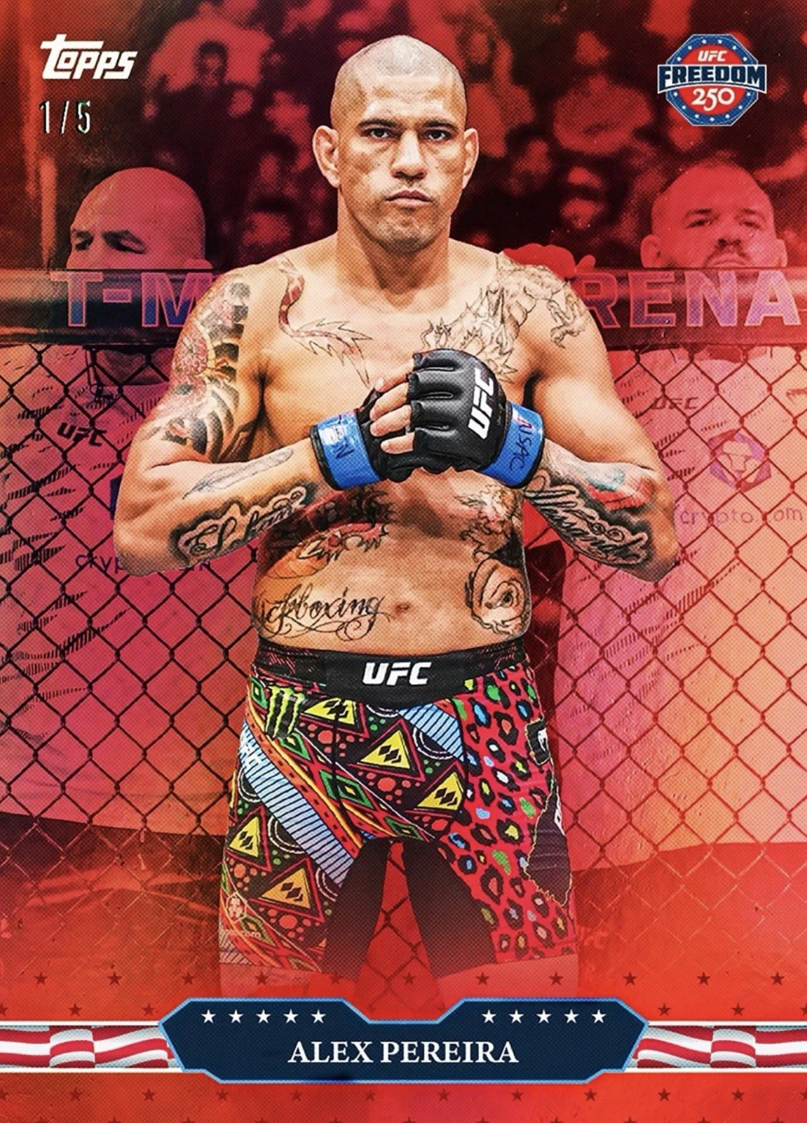 2026 Topps UFC Freedom 250 Hobby box PRESALE QTY FREE SHIP BY 7/20