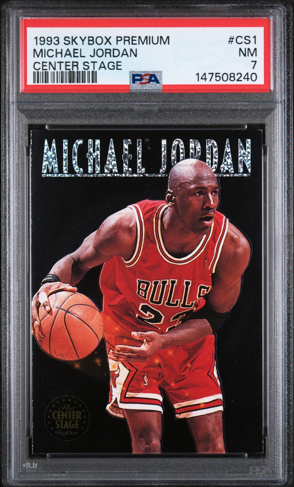 🔥1993 Skybox Premium – MICHAEL JORDAN #CS1 [PSA 7]