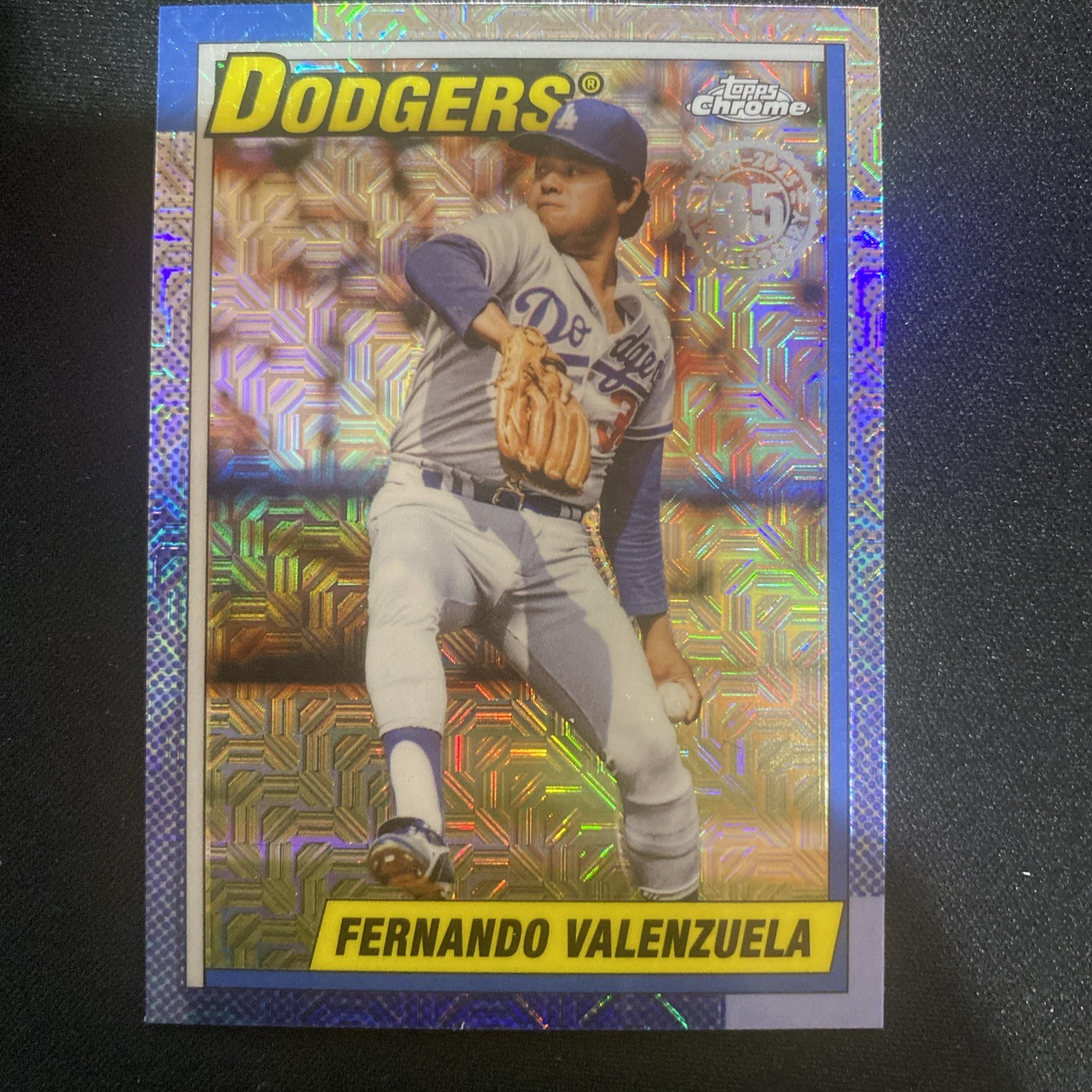 2025 Topps Update #U90C-14 Fernando Valenzuela 35th Anniversary Chrome