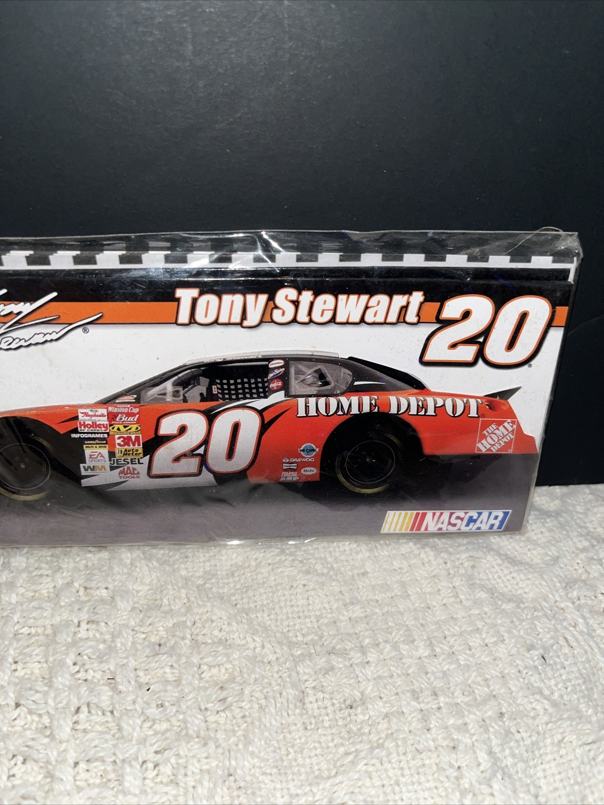 Tony Stewart Spiral Notebook & Note Card Set #20 NASCAR Home Depot