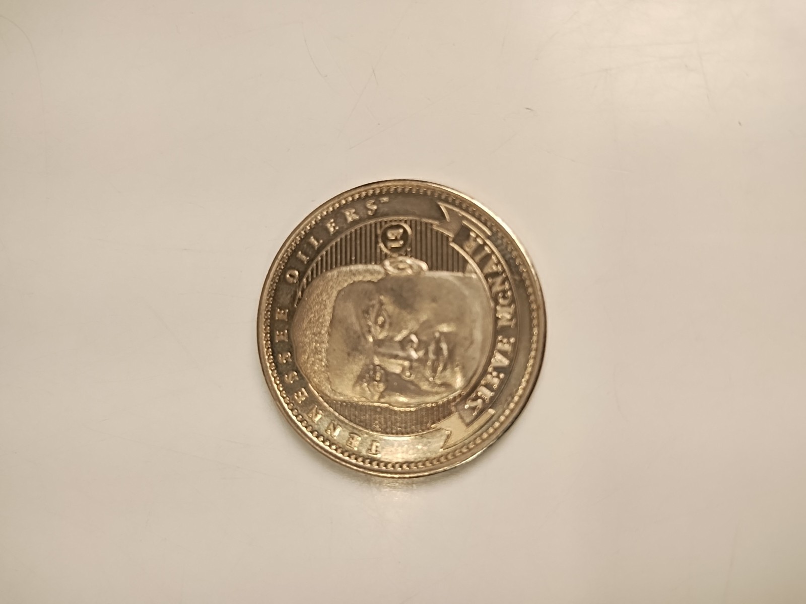 1998 Pinnacle Mint Collection Coins Steve McNair #19 Rare SILVER Coin