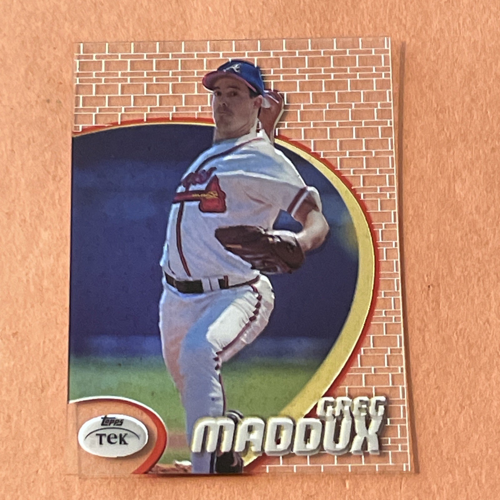 1998 Topps Tek Greg Maddux Card 50 Pattern 75