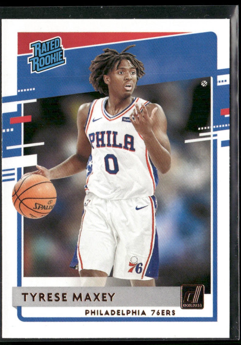2020-21 Donruss #211 Tyrese Maxey RC