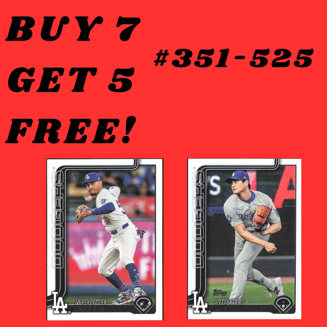 2025 Topps Series 2 Baseball BASE #351-525 You Pick & Complete a Set!