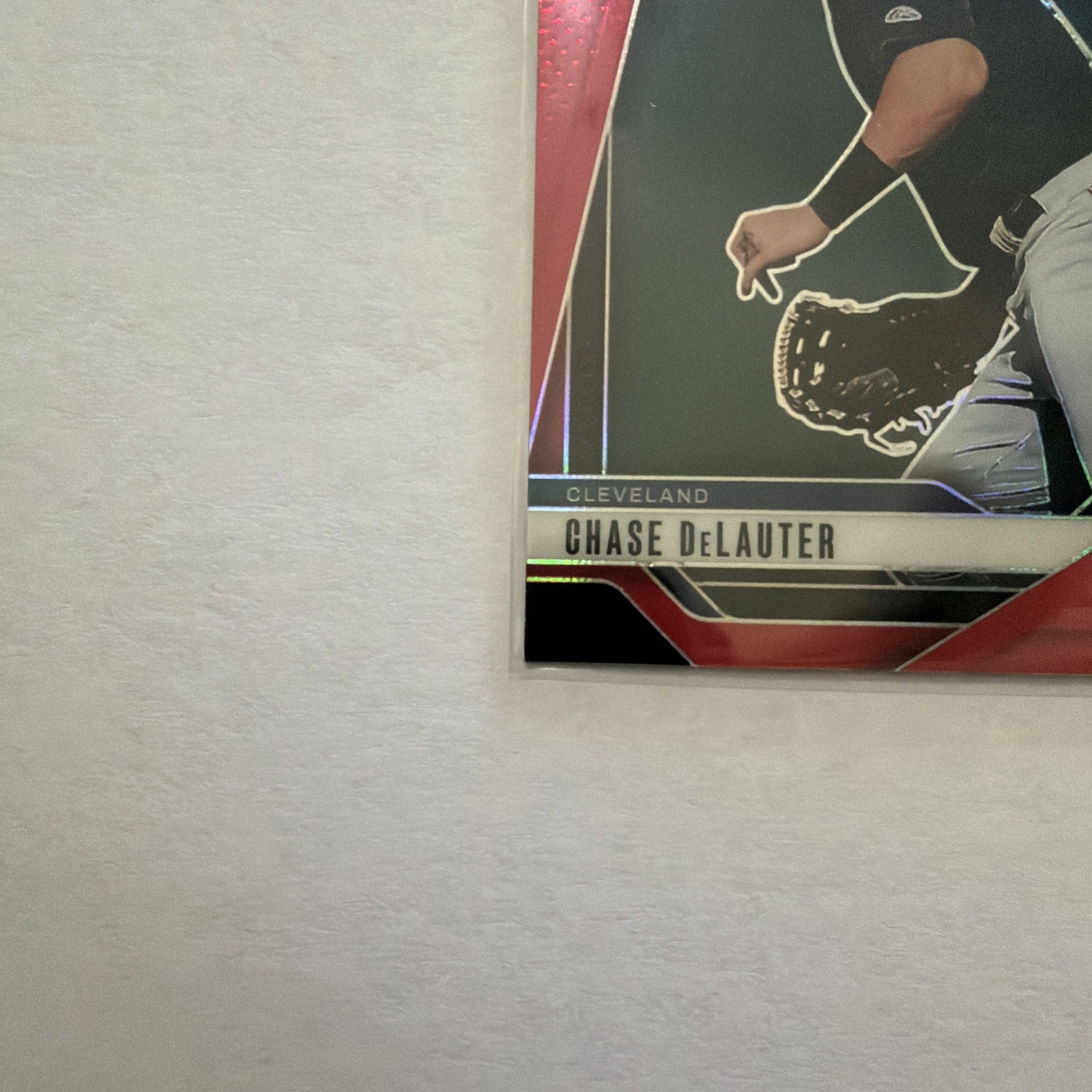 2025 Panini Prizm – Chase Delauter, Chase Delauter #7 Red Prizm /299 (RC)