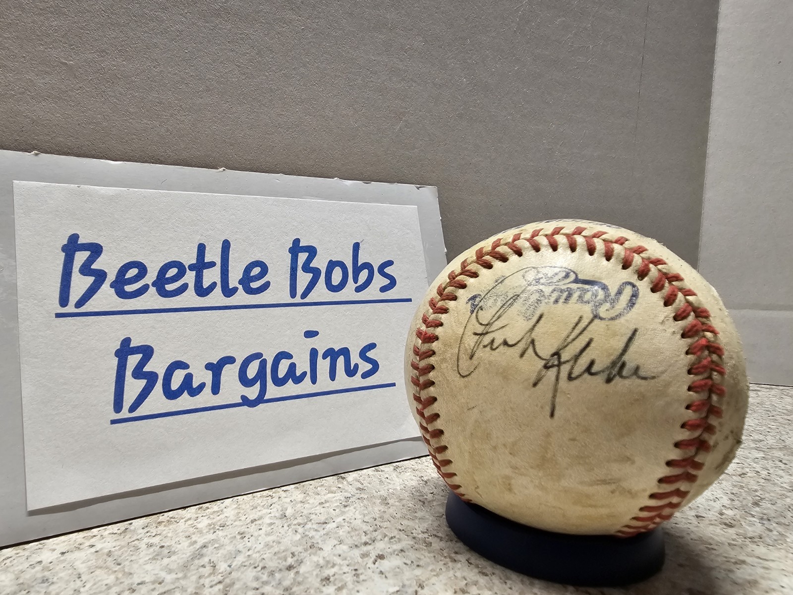 Eastern League 1997-2002 MiLB Autographed Rawlings Baseball Unknown No COA