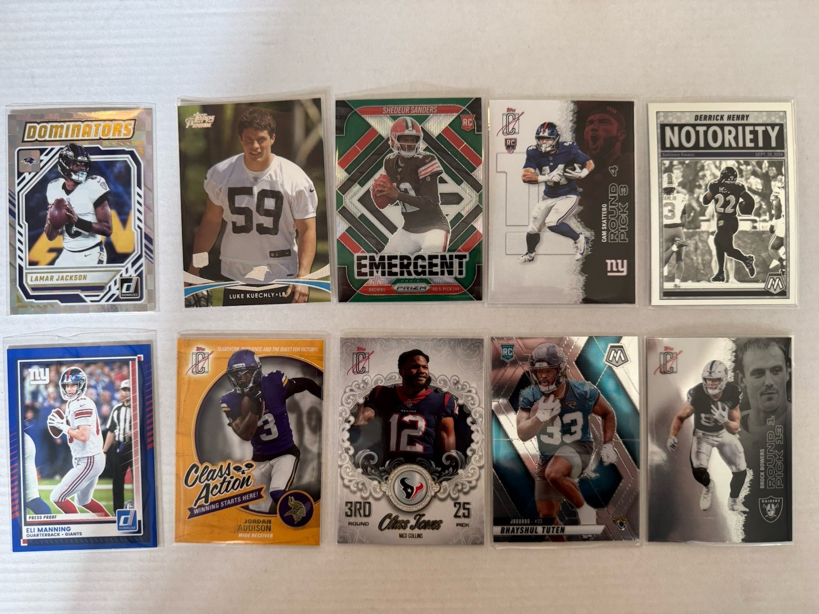 NFL Rookies, Stars, & Hall Of Famers