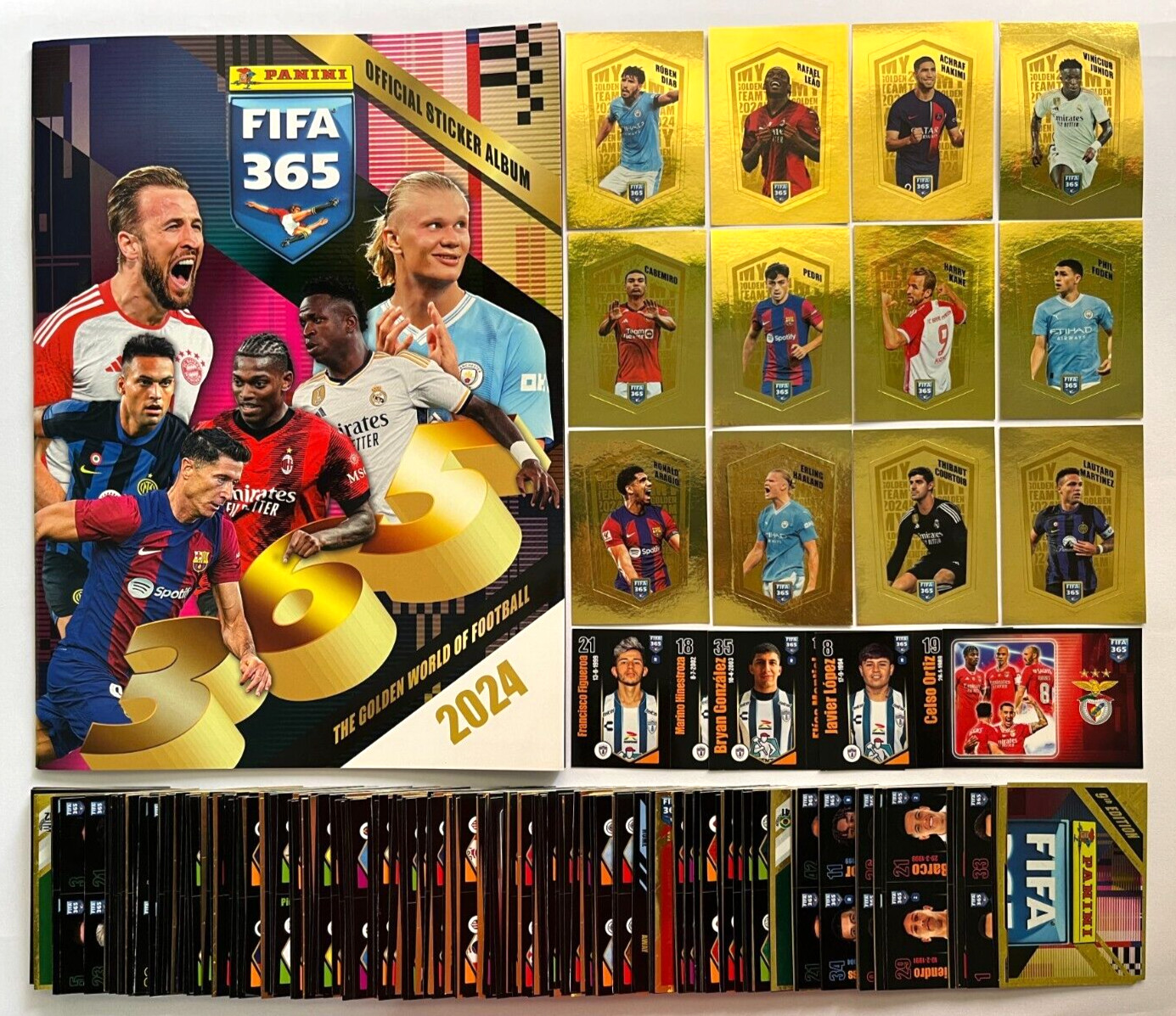 2024 ALBUM FIFA 365 The Golden World of Football PANINI – Full Set 462/462