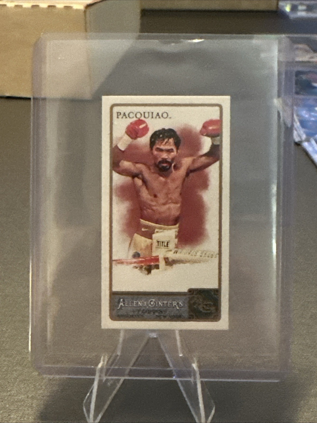 2011 Topps Allen & Ginter’s – Manny Pacquiao #262 Mini Allen & Ginter Back (RC)