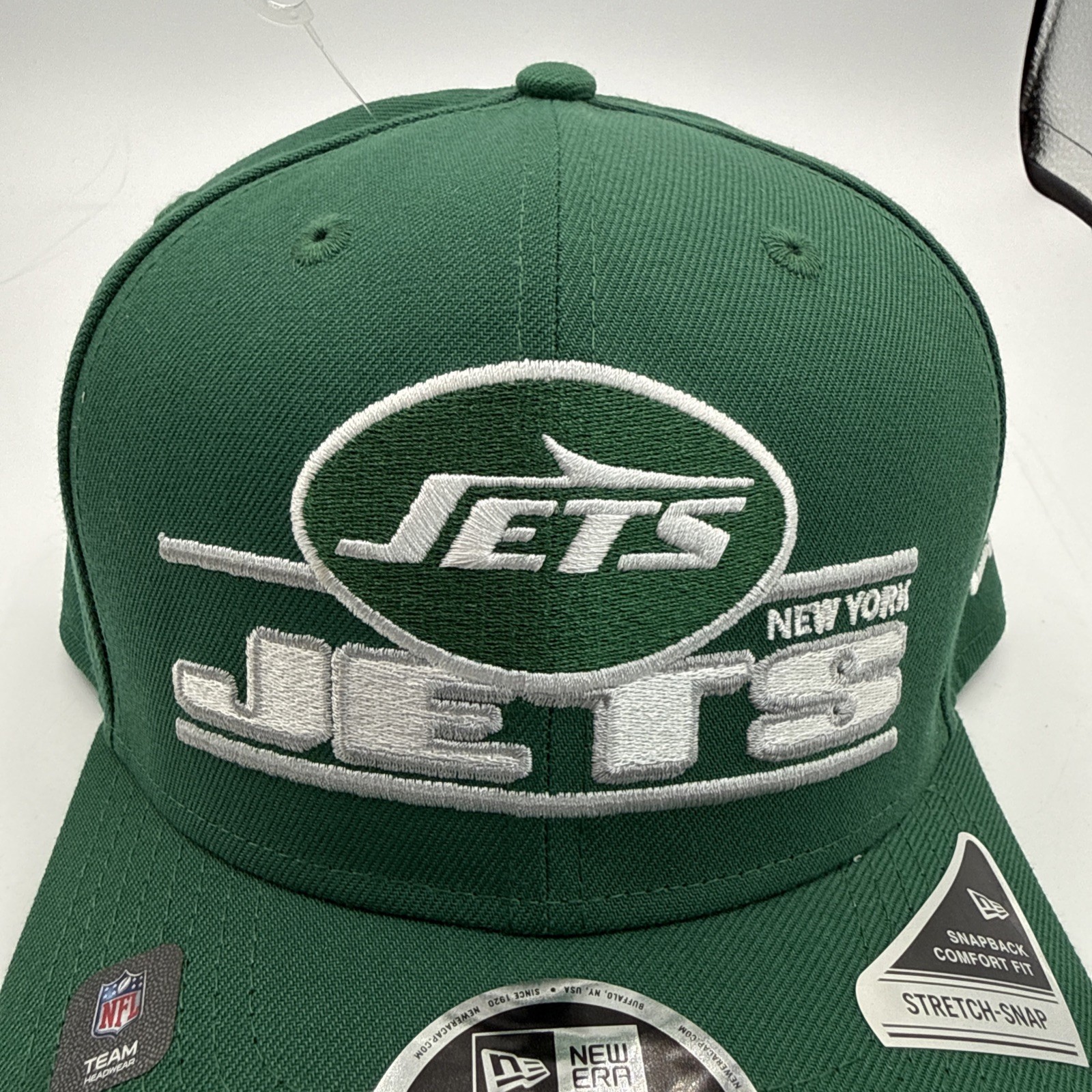 New York Jets Hat Cap Snap Back Mens One Size Green NFL Football New Era