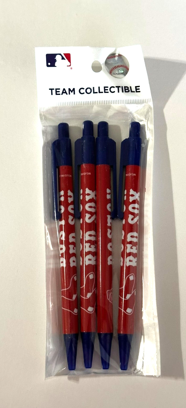 MLB Click Pens 4Pack Black Ink Choose Your Team