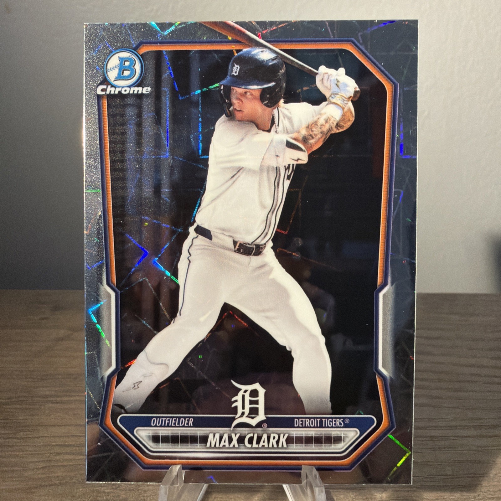 2026 Bowman Laser Refractor Max Clark #BCP-2 Detroit Tigers 🔥🔥