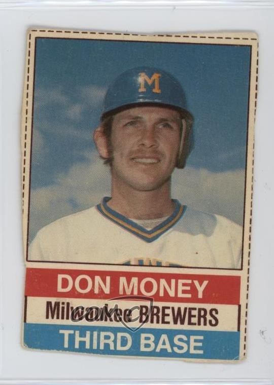 1976 Hostess All-Star Team Don Money (Black Back) #136 0au4