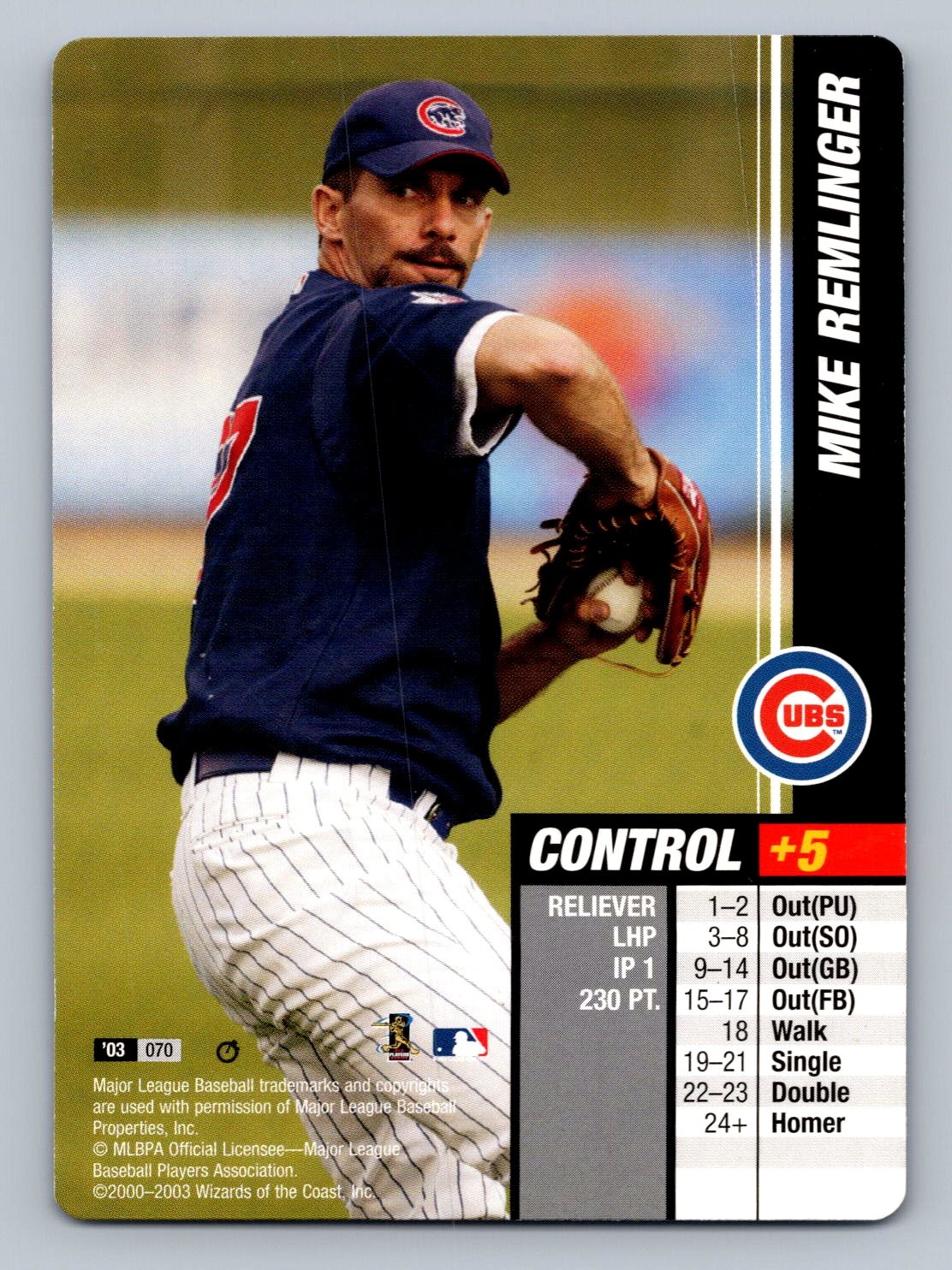 2003 MLB Showdown Trading Deadline Mike Remlinger #070