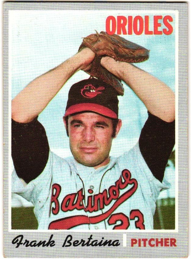 1970 Topps – High # Frank Bertaina #638 (EX