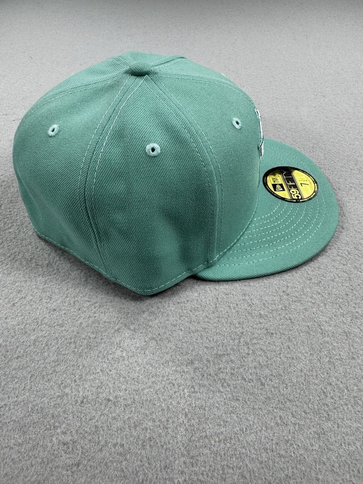 New Era 59FIFTY Miami Marlins Mint Green Fitted Hat 7 1/2 MLB Cap New