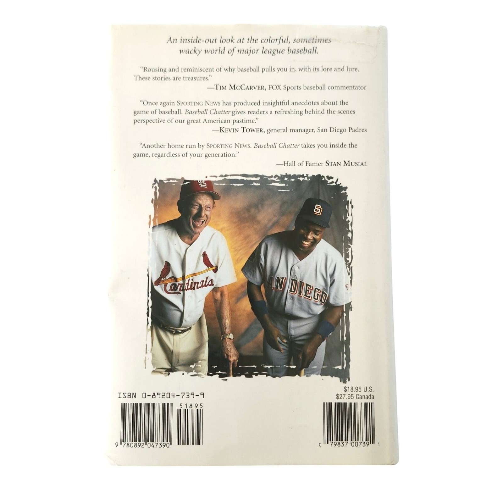 Baseball Chatter Sporting News Books Hardcover Vintage 2004 MLB Stories