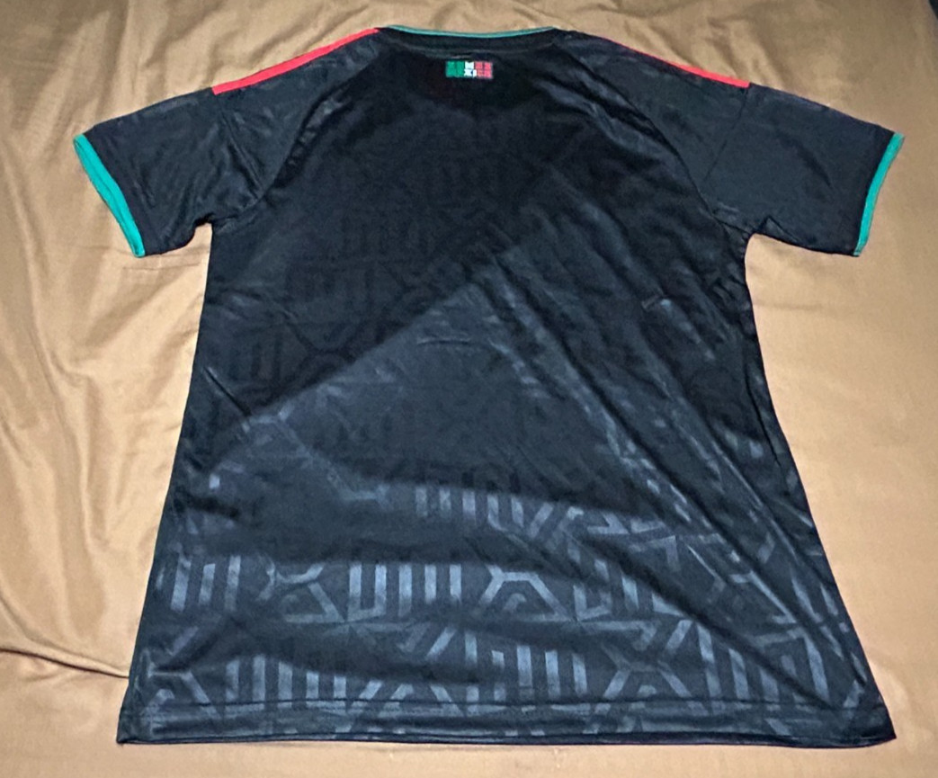 Seleccion Mexicana 2025 Mexico De Oro Jersey Black and Gold Large