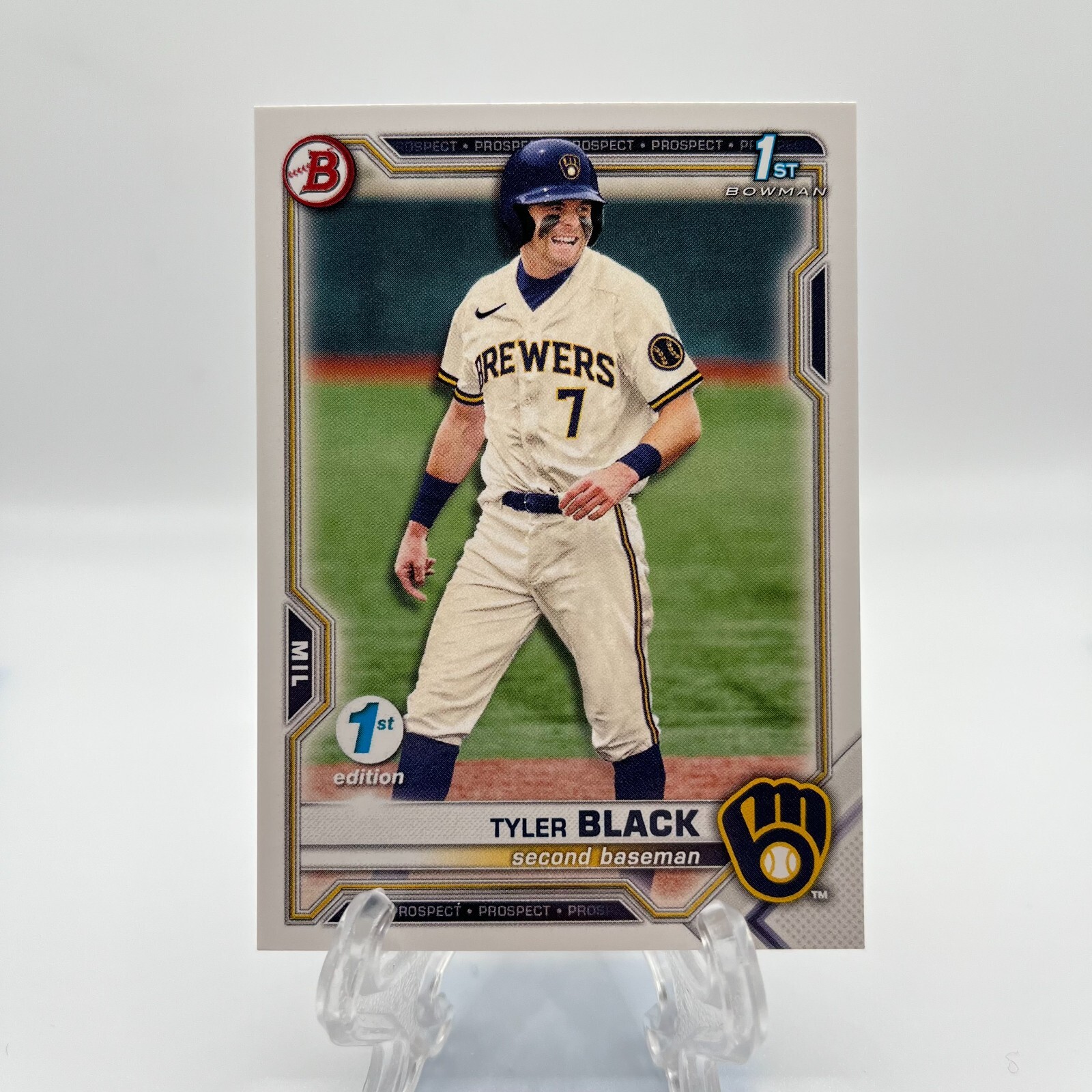 2021 1st Bowman 1st Edition Tyler Black #BD-200 Milwaukee Brewers QTY