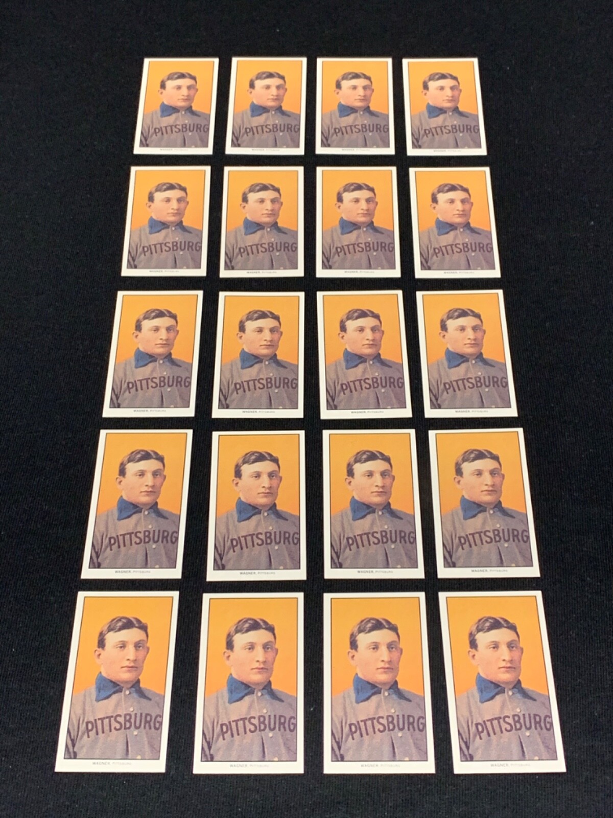 1909-11 T-206 HONUS WAGNER (LOT OF 20) (LICENSED REPRINT) Listing #1