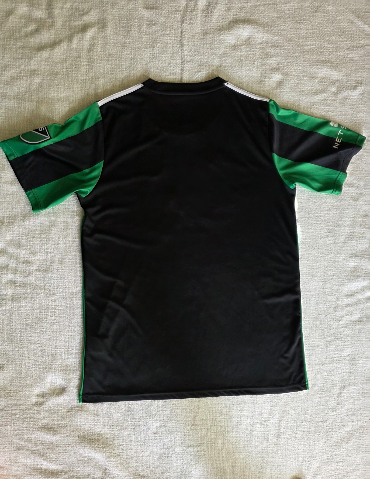 Adidas Austin FC Inaugural Home Jersey 2021-22 Men’s Large Black Green Striped M