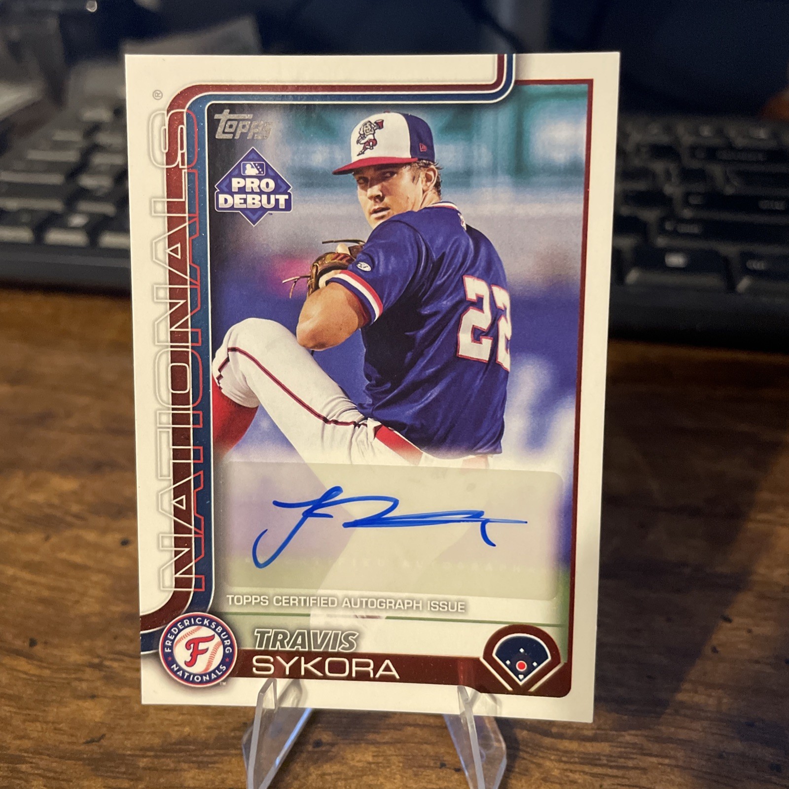 2025 Topps Pro Debut – Travis Sykora #PD-8 Autographs (AU, RC)