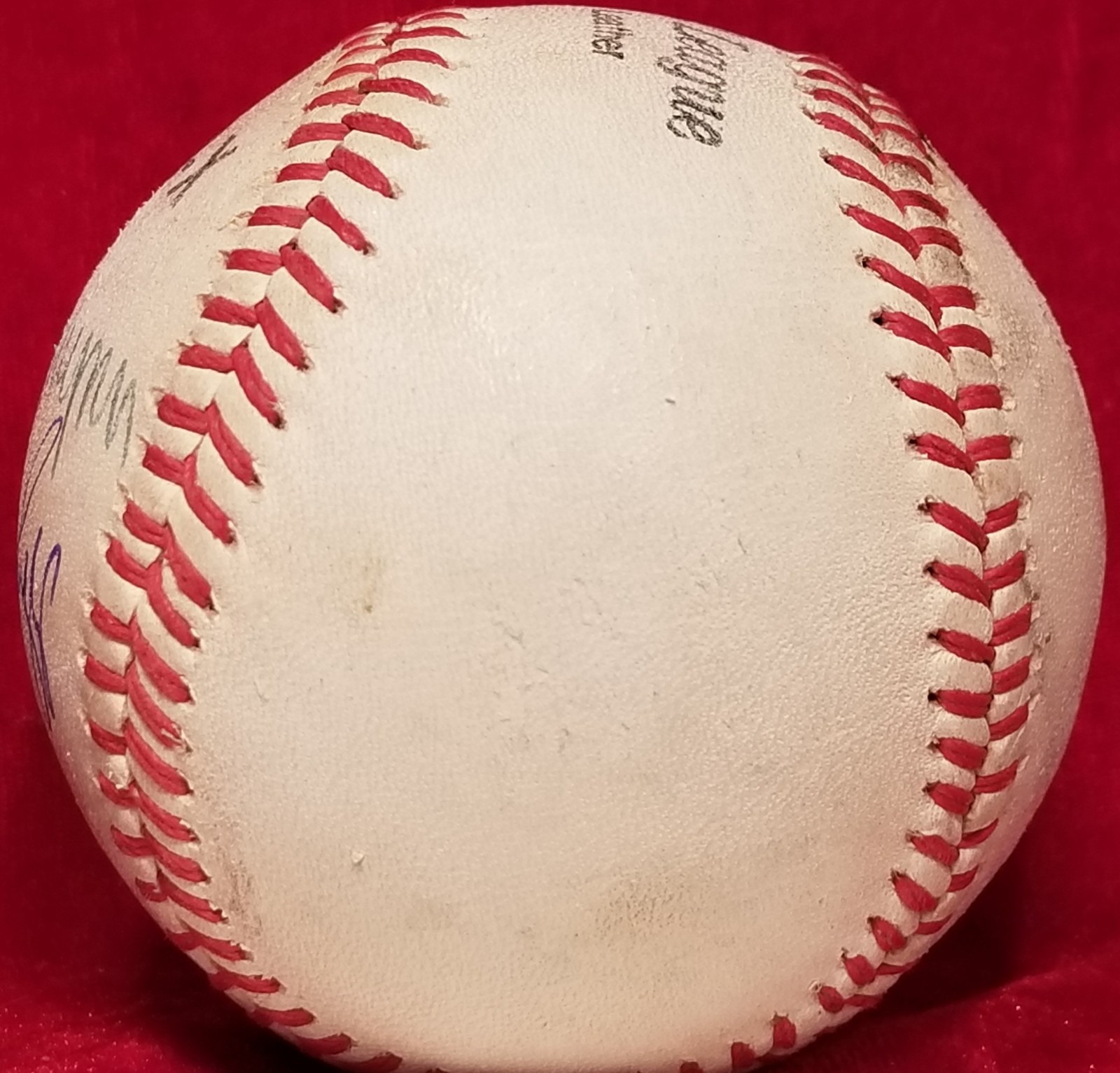 1980s Tony Gwynn & Wade Boggs Dual Signed Ball HOF Padres Red Sox Team vtg