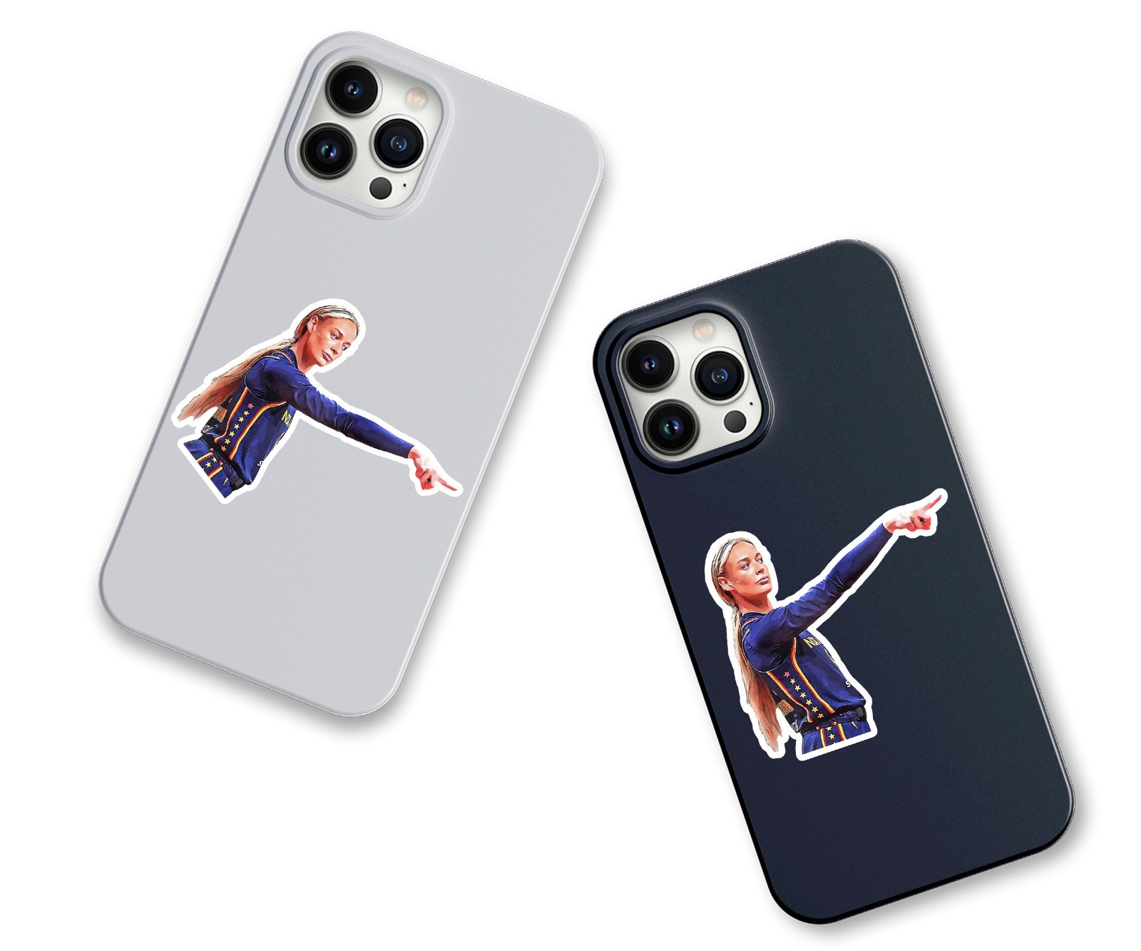 Sophie Cunningham Indiana Fever Basketball Sticker Decal–Glossy Waterproof Vinyl