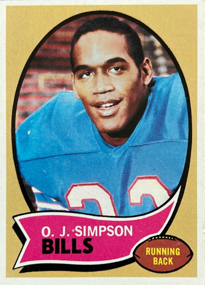 1970 Topps #90 O.J. Simpson