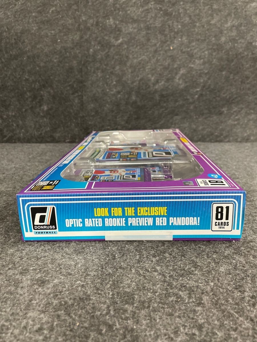PANINI 2025 Donruss Nfl Football Cards Oversized Downtown Bundle Box, Box Wear