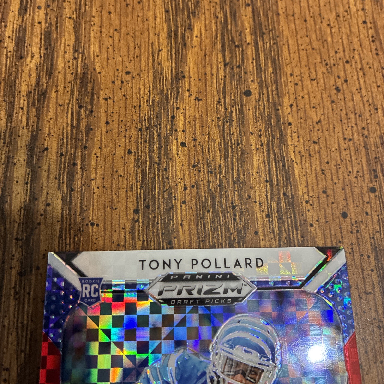 2019 Panini Prizm Draft Picks – Auto Tony Pollard #284 Red, White, & Blue /99