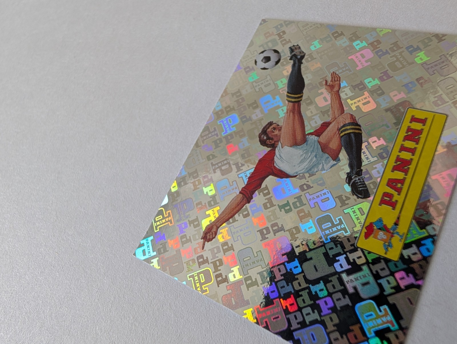 2026 Panini World Cup Sticker Panini Logo #00 Factory Error Miss-Cut Foil