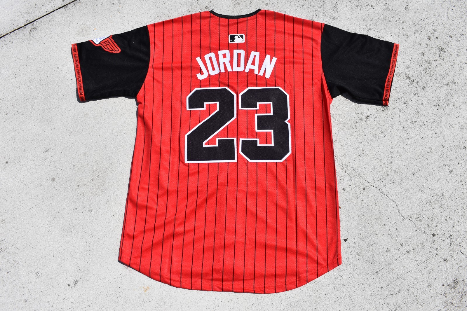 New!! Michael Jordan #23 White Sox City Connect Red Baseball Jersey Men’s XXL