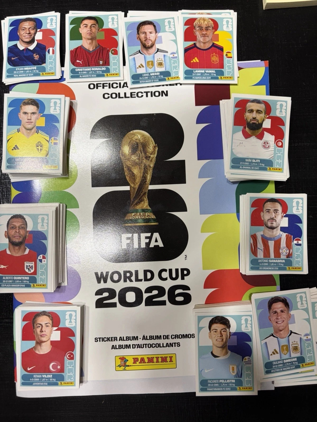 2026 Panini FIFA World Cup Stickers US Edition ARG1 to PAN20 Pick Stickers Messi