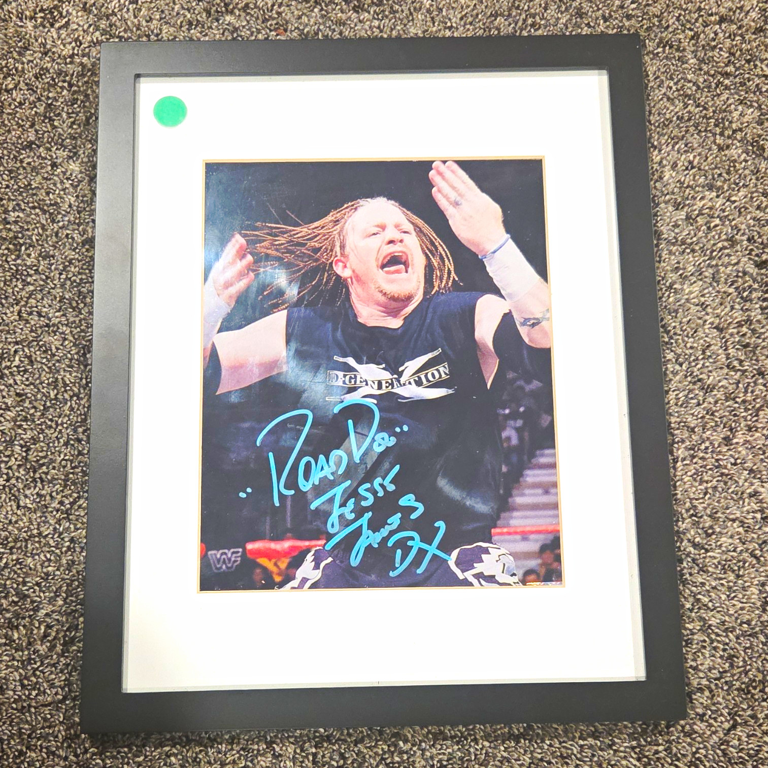 WWF Road Dogg D-Generation X Original Autographed Wrestling Photo Framed